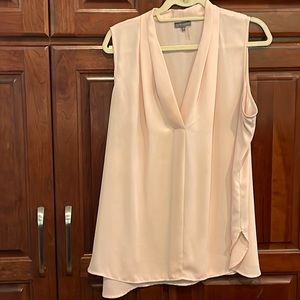 Pink and white  blouse